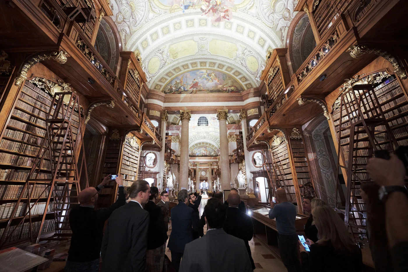 Group of People Visiting State Hall 